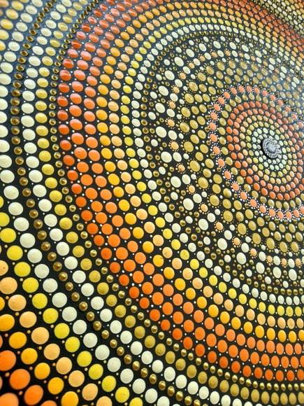 Mandala da Prosperidade 30cm de Diâmetro