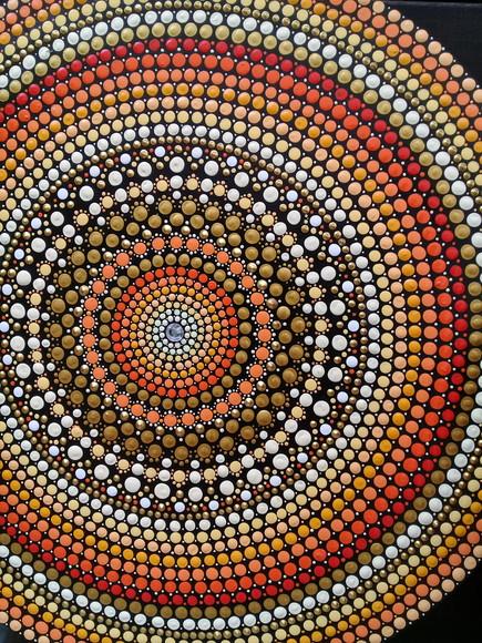 Mandala da prosperidade 40cm de diâmetro