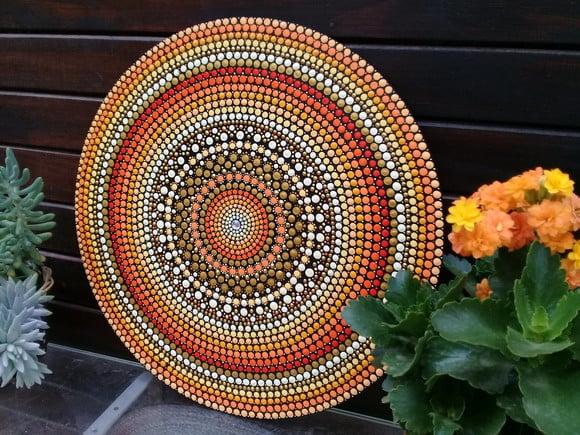 Mandala da prosperidade 40cm de diâmetro