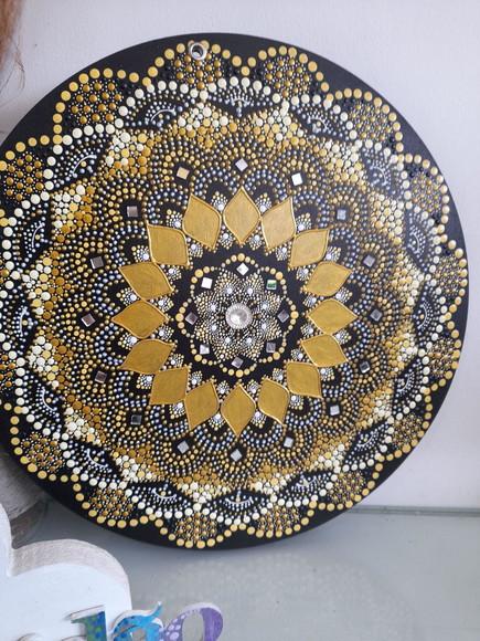 Mandala da Prosperidade e Felicidade 35 cm