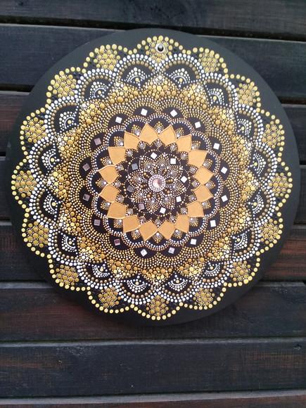 Mandala da prosperidade e felicidade 30 cm