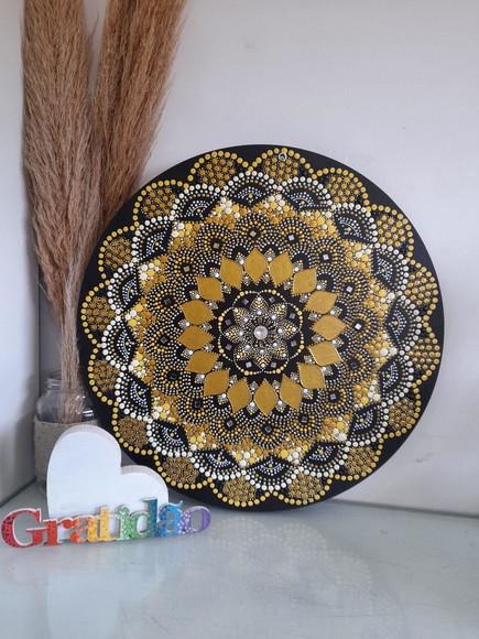 Mandala da Prosperidade e Felicidade 35 cm