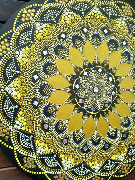 Mandala da prosperidade e felicidade 50 cm