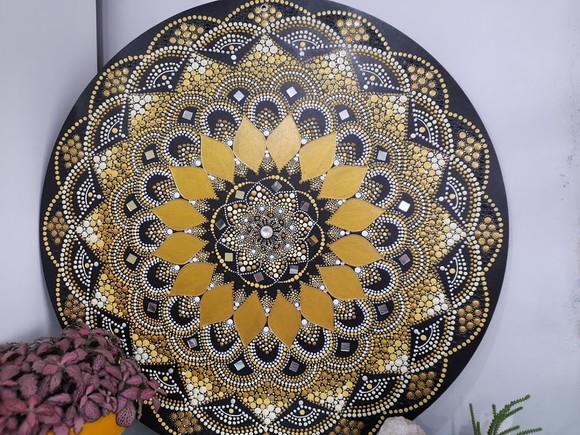 Mandala da Prosperidade e Felicidade 60 cm