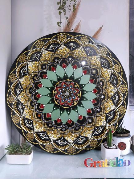Mandala da Prosperidade e Saúde 60 cm