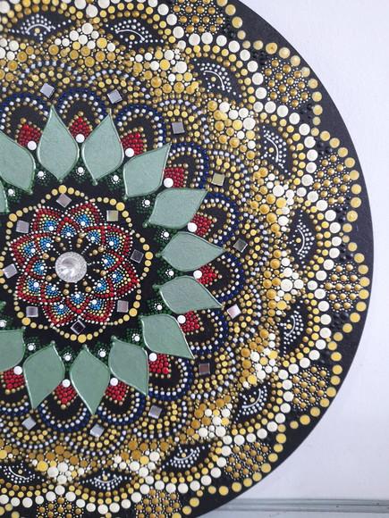 Mandala Da Prosperidade E Saúde 35 Cm