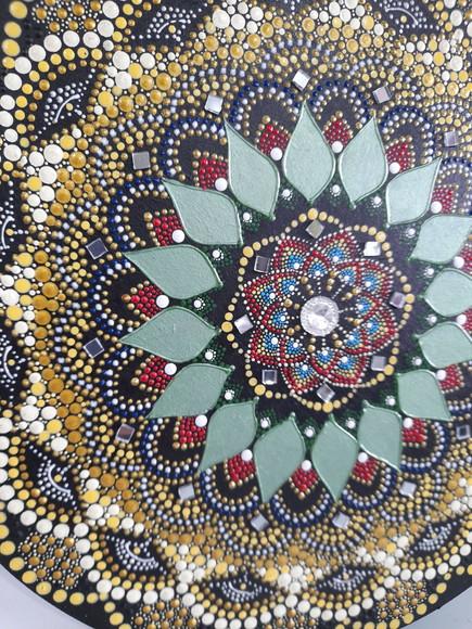 Mandala Da Prosperidade E Saúde 35 Cm