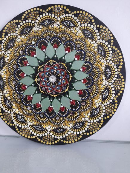 Mandala Da Prosperidade E Saúde 35 Cm