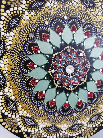Mandala da prosperidade e saúde 30 cm