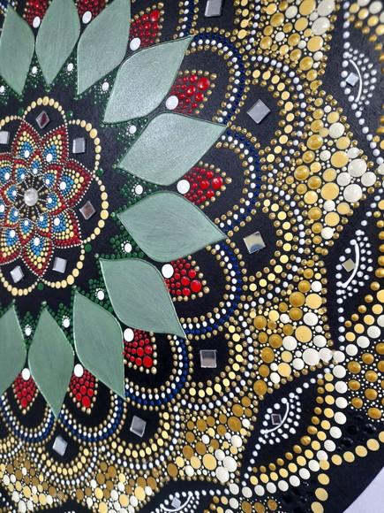 Mandala da Prosperidade e Saúde-personalizada 80 cm