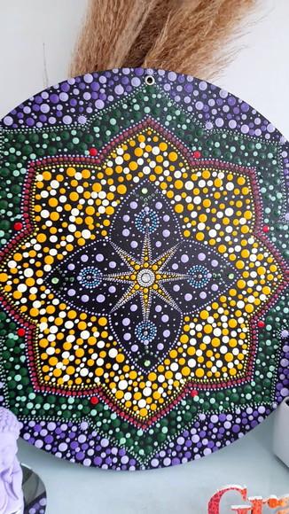Mandala da Saúde e Espiritualidade 35cm