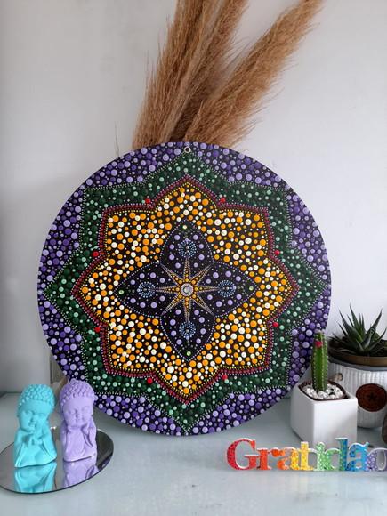 Mandala da Saúde e Espiritualidade 40cm