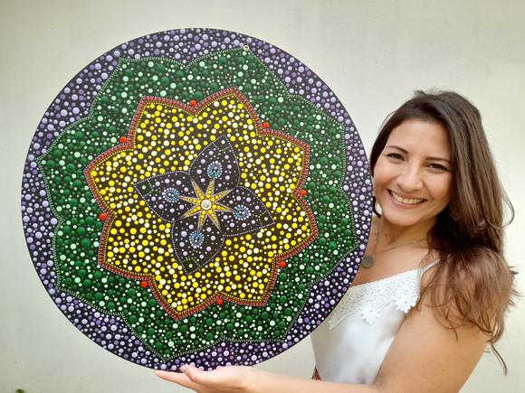 Mandala da Saúde e Espiritualidade 60cm