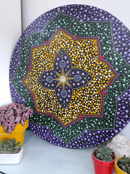 Mandala da Saúde e Espiritualidade 60cm