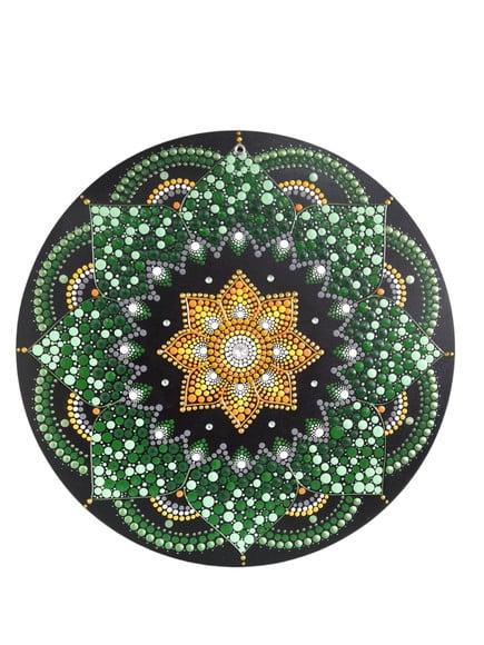 Mandala Da Saúde E Renovação 35cm