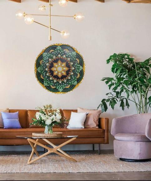Mandala da Saúde e Renovação 80cm