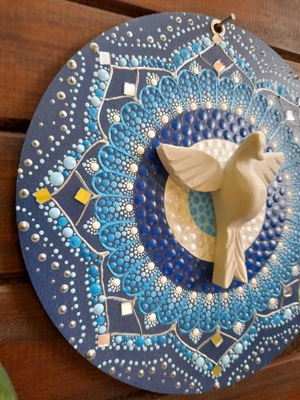 Mandala Divino Espírito Santo 20cm