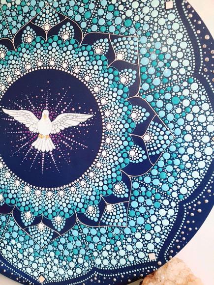 Mandala Divino Espírito Santo 60cm