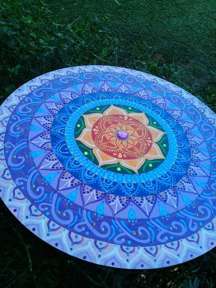 Mandala do Equilíbrio e Espiritualidade 40 cm em mdf