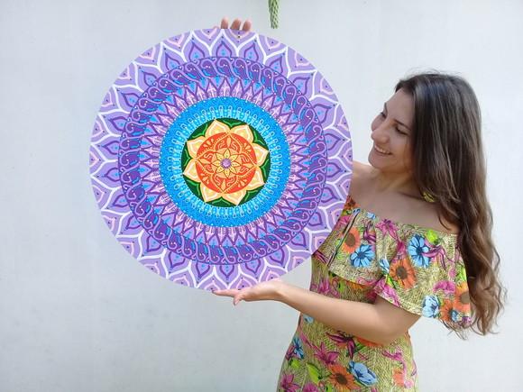 Mandala do Equilíbrio e Espiritualidade 60 cm