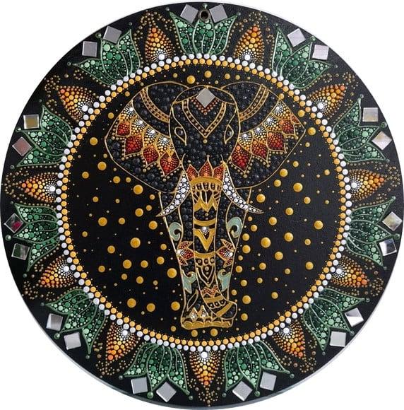 Mandala Elefante 30cm