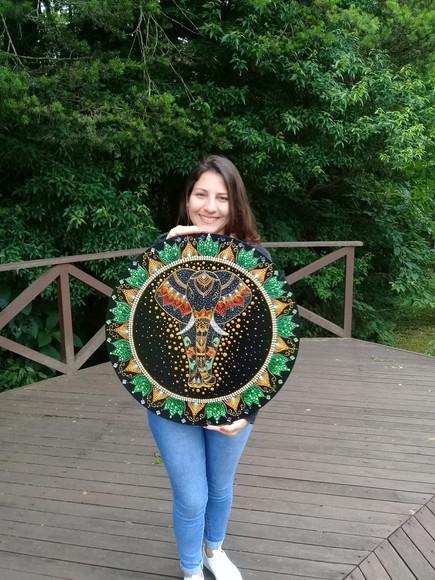 Mandala Elefante 60cm