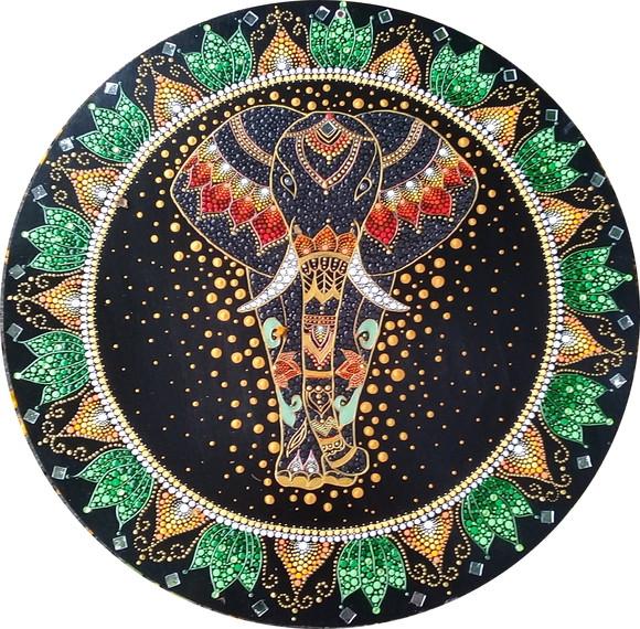 Mandala Elefante 60cm