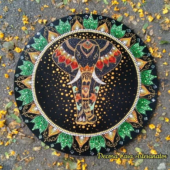Mandala Elefante 60cm