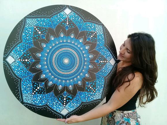 Mandala Energia Espiritual 80 cm