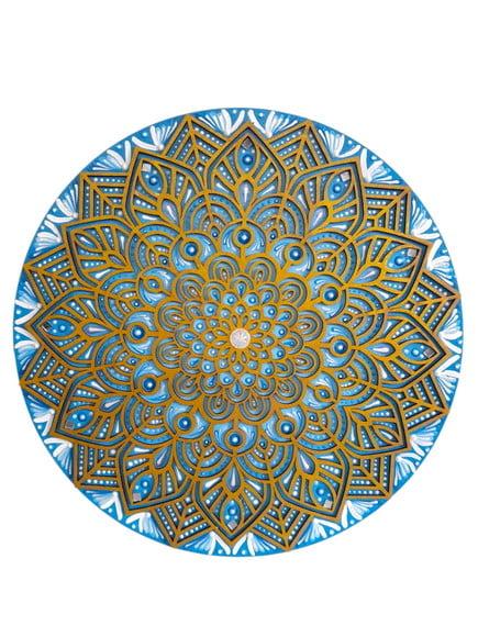 Mandala Energia Espiritual 30 cm - com Aplique 3d