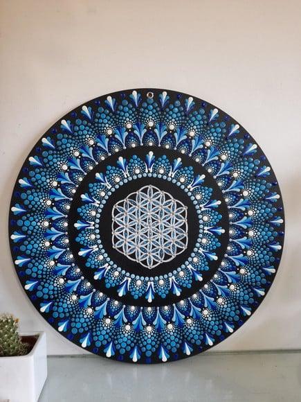 Mandala Flor Da Vida 35cm
