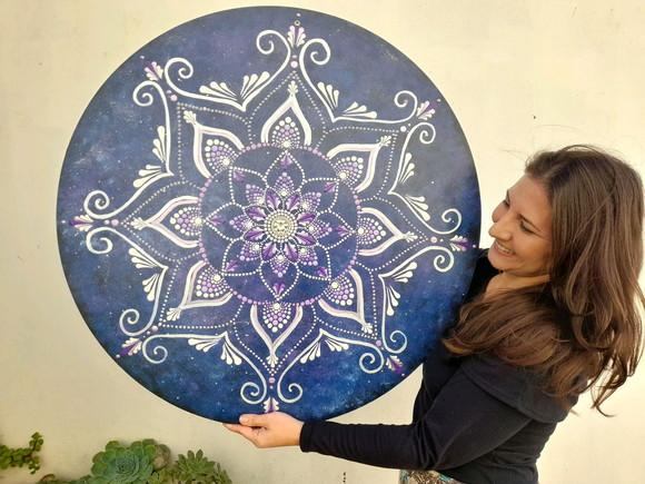 Mandala Galáxia 80cm