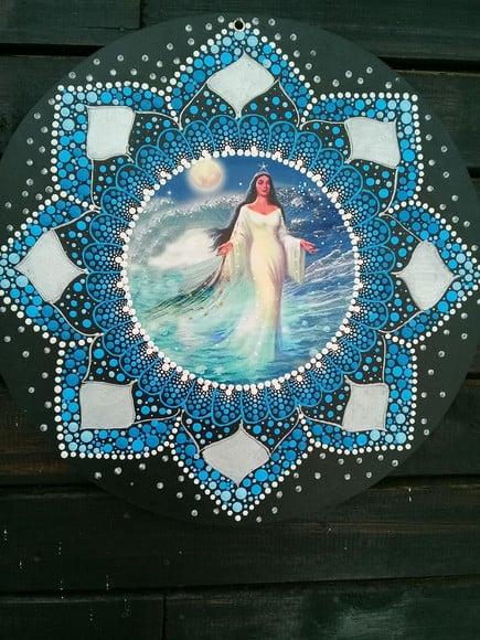 Mandala Iemanjá 30cm