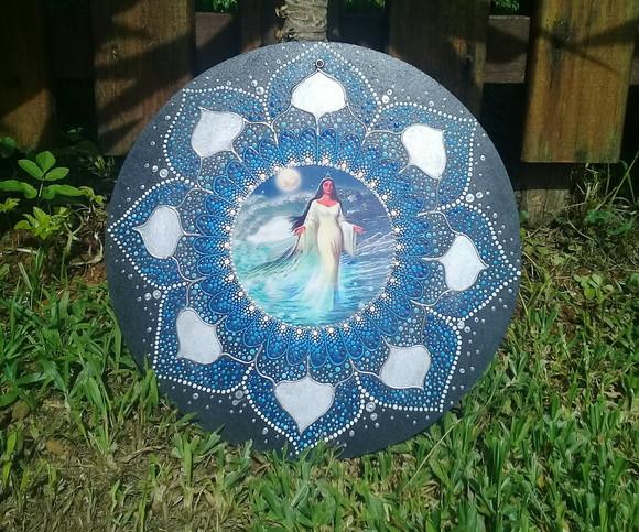 Mandala Iemanjá 30cm