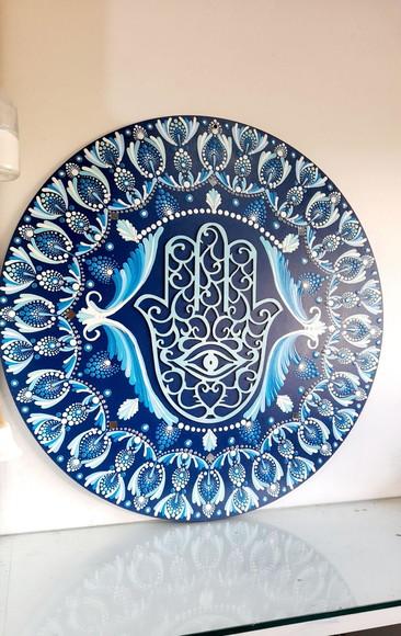 Mandala Mão de Fátima 60cm