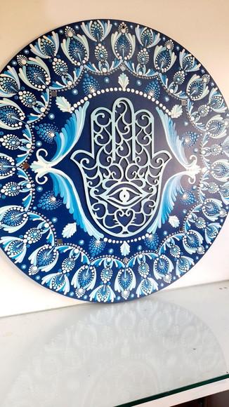 Mandala Mão de Fátima 60cm