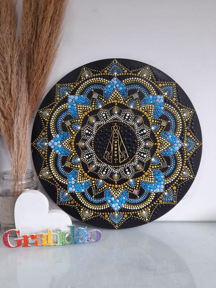 Mandala Nossa Senhora de Aparecida 35cm