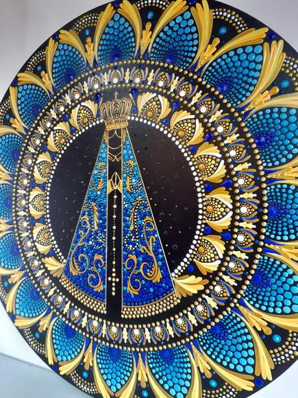 Mandala Nossa Senhora de Aparecida 50cm