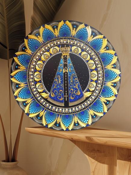 Mandala Nossa Senhora de Aparecida 50cm