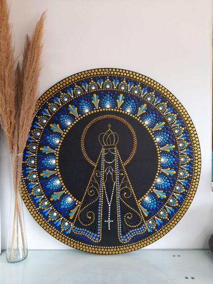 Mandala Nossa Senhora de Aparecida 50cm