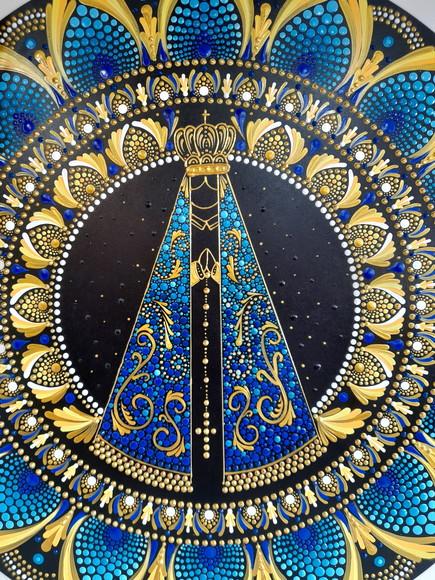 Mandala Nossa Senhora de Aparecida 50cm