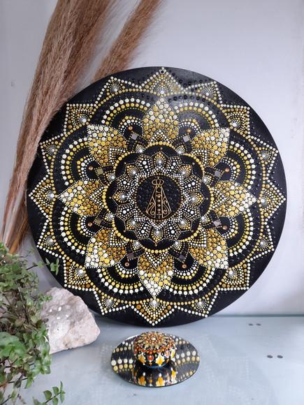 Mandala Nossa Senhora de Aparecida 50cm