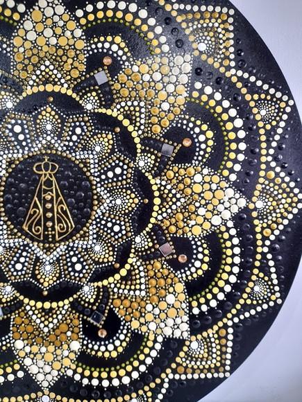 Mandala Nossa Senhora de Aparecida 50cm