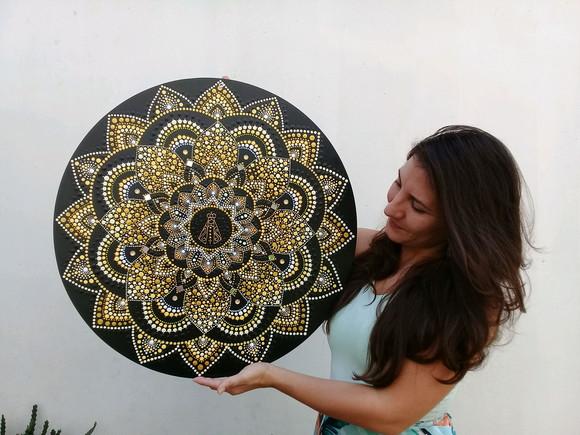 Mandala Nossa Senhora de Aparecida 50cm