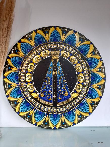 Mandala Nossa Senhora de Aparecida 60cm