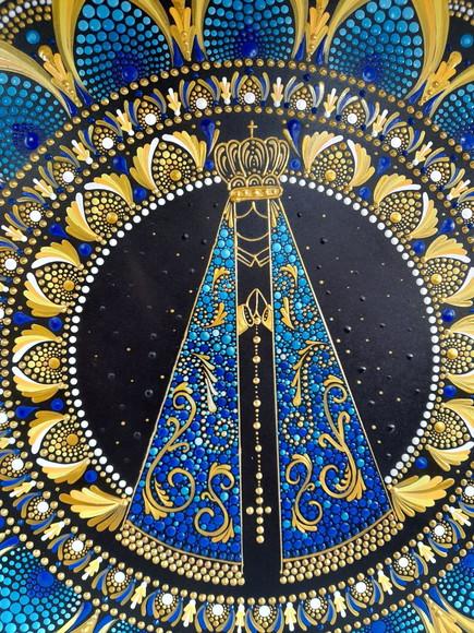 Mandala Nossa Senhora de Aparecida 60cm