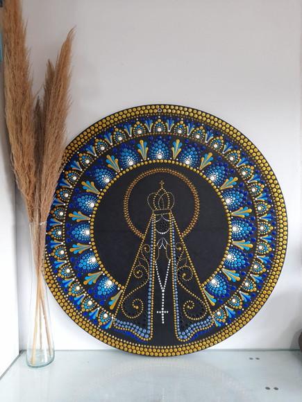 Mandala Nossa Senhora de Aparecida 60cm