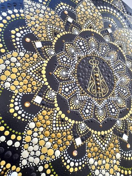 Mandala Nossa Senhora de Aparecida 60cm