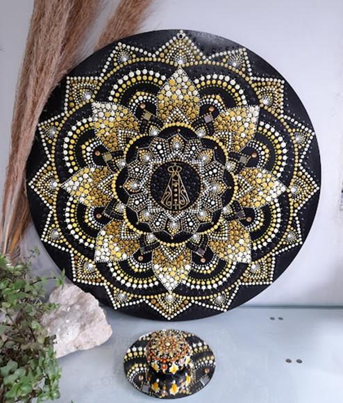 Mandala Nossa Senhora de Aparecida 60cm