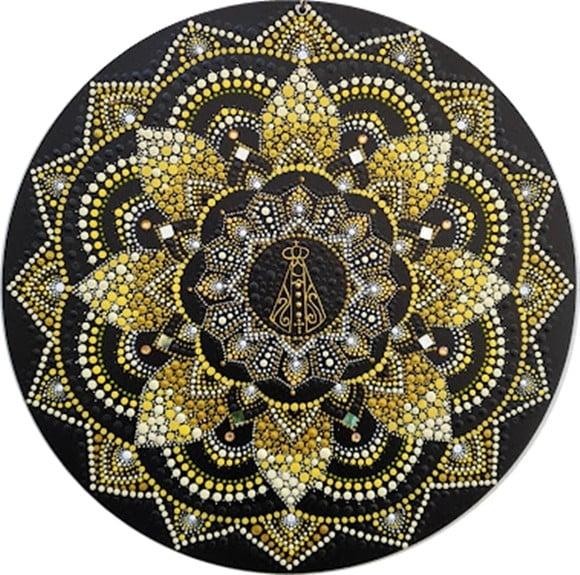 Mandala Nossa Senhora de Aparecida 60cm